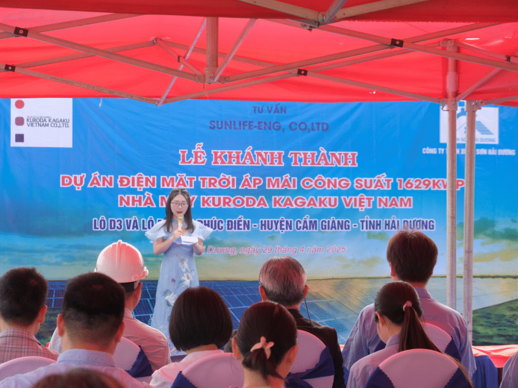 Khánh thành dự án điện mặt trời tại Hải Dương